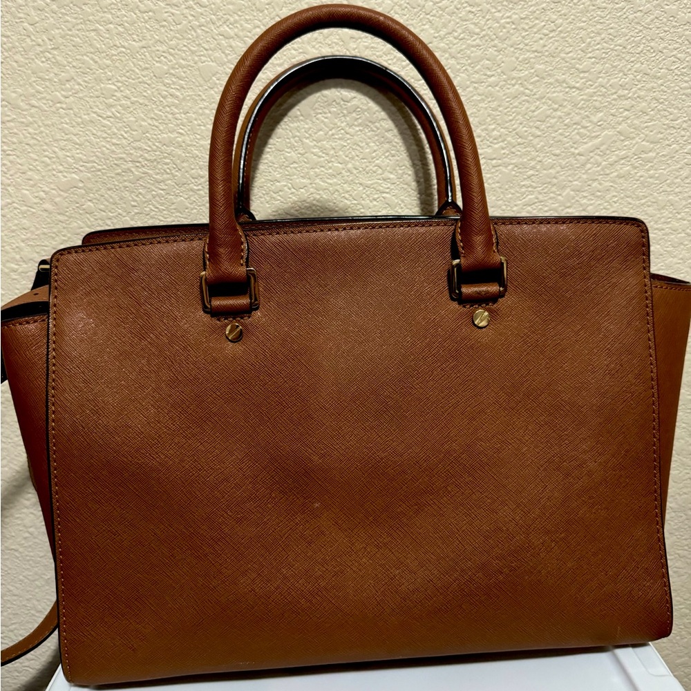 Michael kors brown leather bag